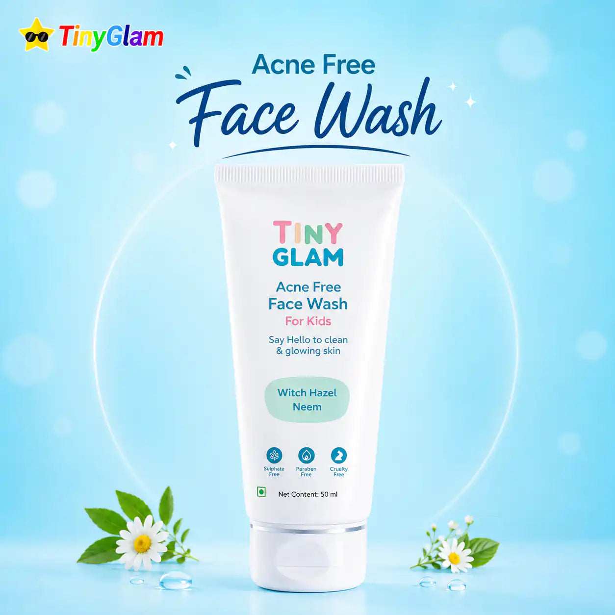 TinyGlam Acne Free Face Wash