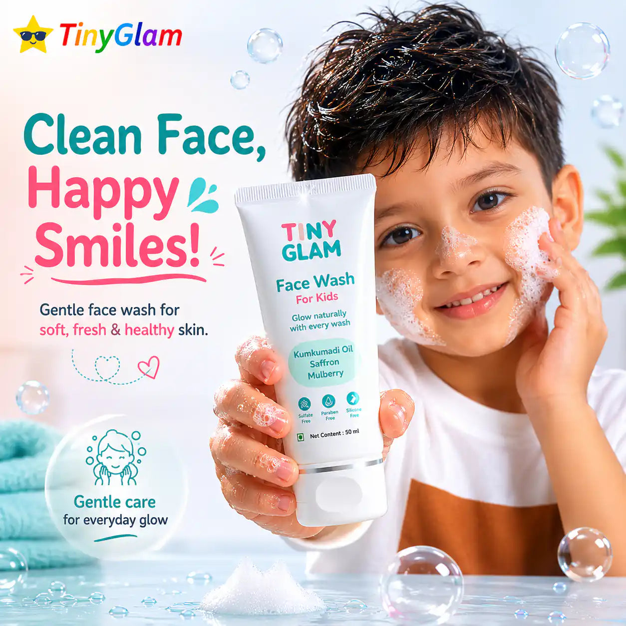TinyGlam Sulfate Free Face Wash