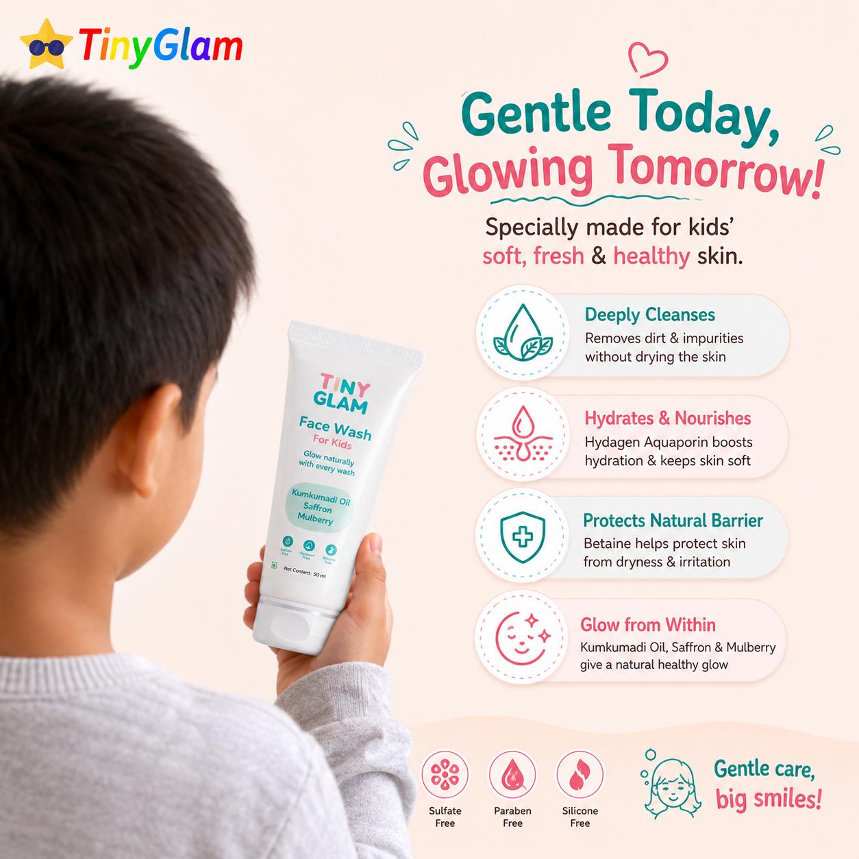 TinyGlam Sulfate Free Face Wash