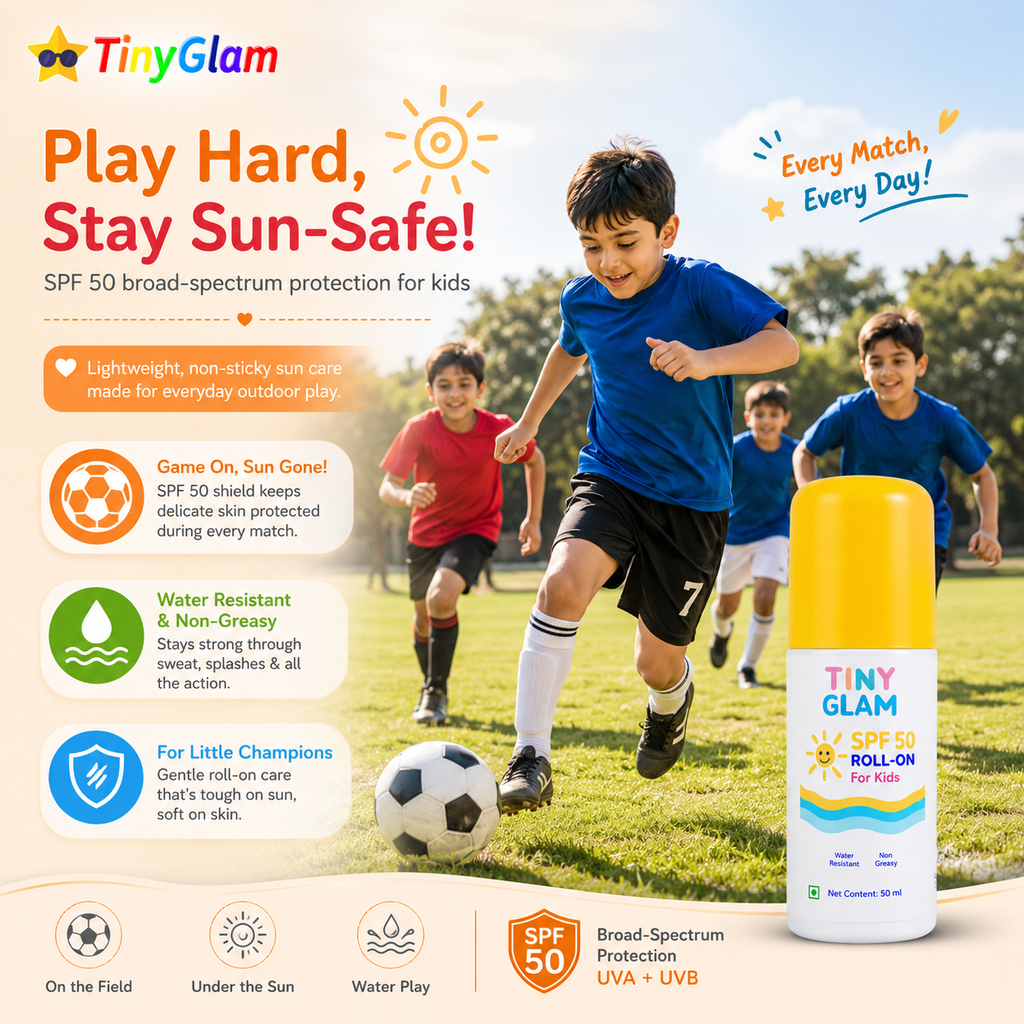 TinyGlam SPF 50 Roll-On for Kids