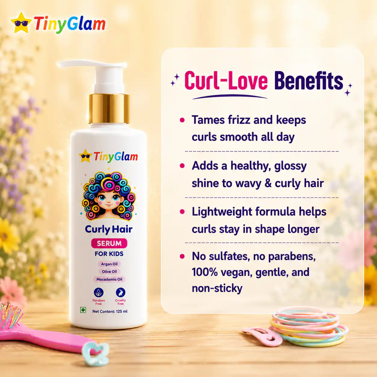 TinyGlam Curly Hair Serum